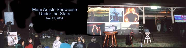 Maui Artists showcase under the stars